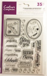 723 Clear acrylic stamps "Bottles up accessories"