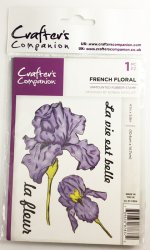726 Unmounted rubber stamp "French floral"