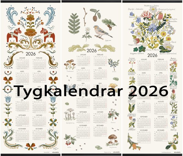 Tygkalendrar 2026