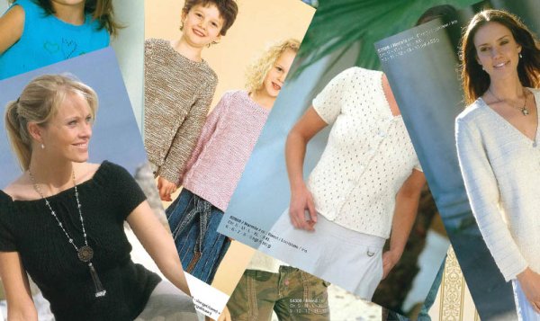 Vi har lagt in många gratis beskrivningar/mönster från Kinna Textil