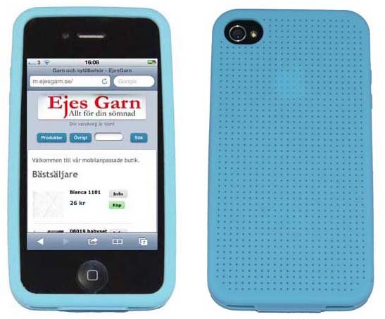 Broderbara mobilskal till Iphone 4