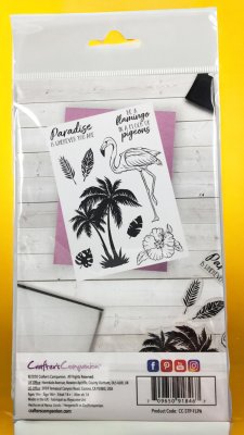 128 Stämplar "Flamingo paradise"