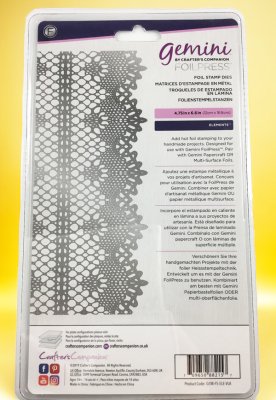143 Foil stamp die "Vintage lace background"