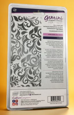 145 Foil stamp die "Softly swirling background"