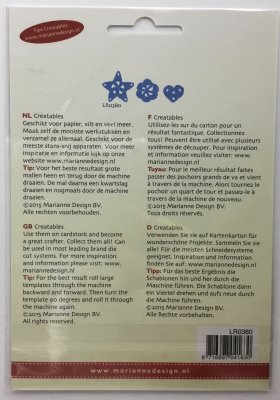 207 Dies "Hjärta, Blomma, Stjärna"