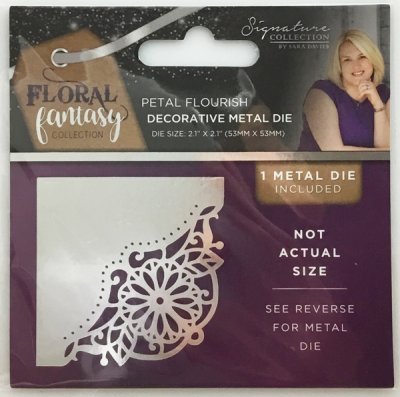 237 Petal flourish metal die