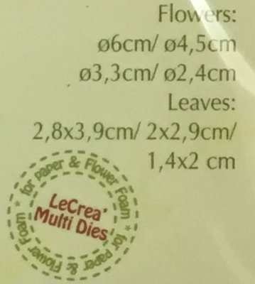 242 Metal die "Blommor"