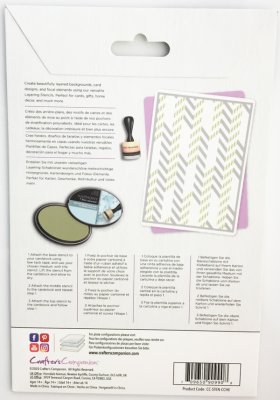 478 Lager stencil "Chic Chevron"