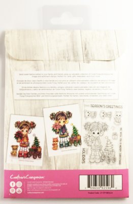 702 Photopolymer stamp Conie Fong "Molly's christmas"