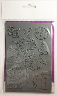 714 Unmounted rubber stamp "Rose bloom"