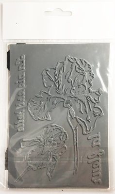 726 Unmounted rubber stamp "French floral"