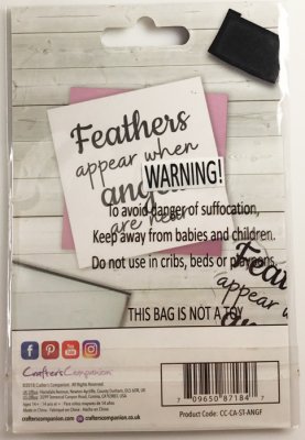 739 Clear acrylic stamp "Angel feathers"