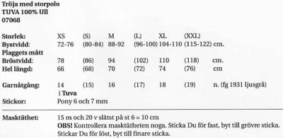 Tröja med storpolo i Tuva